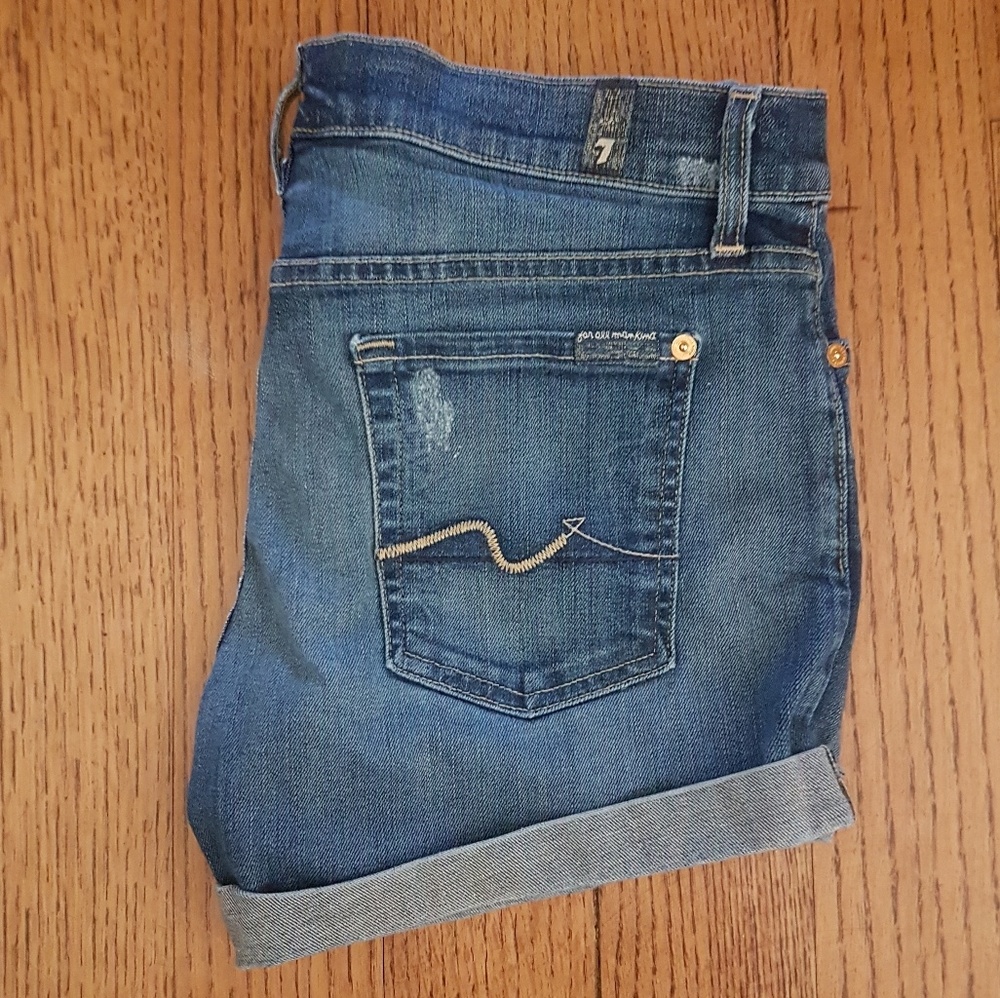 7 for all mankind shorts